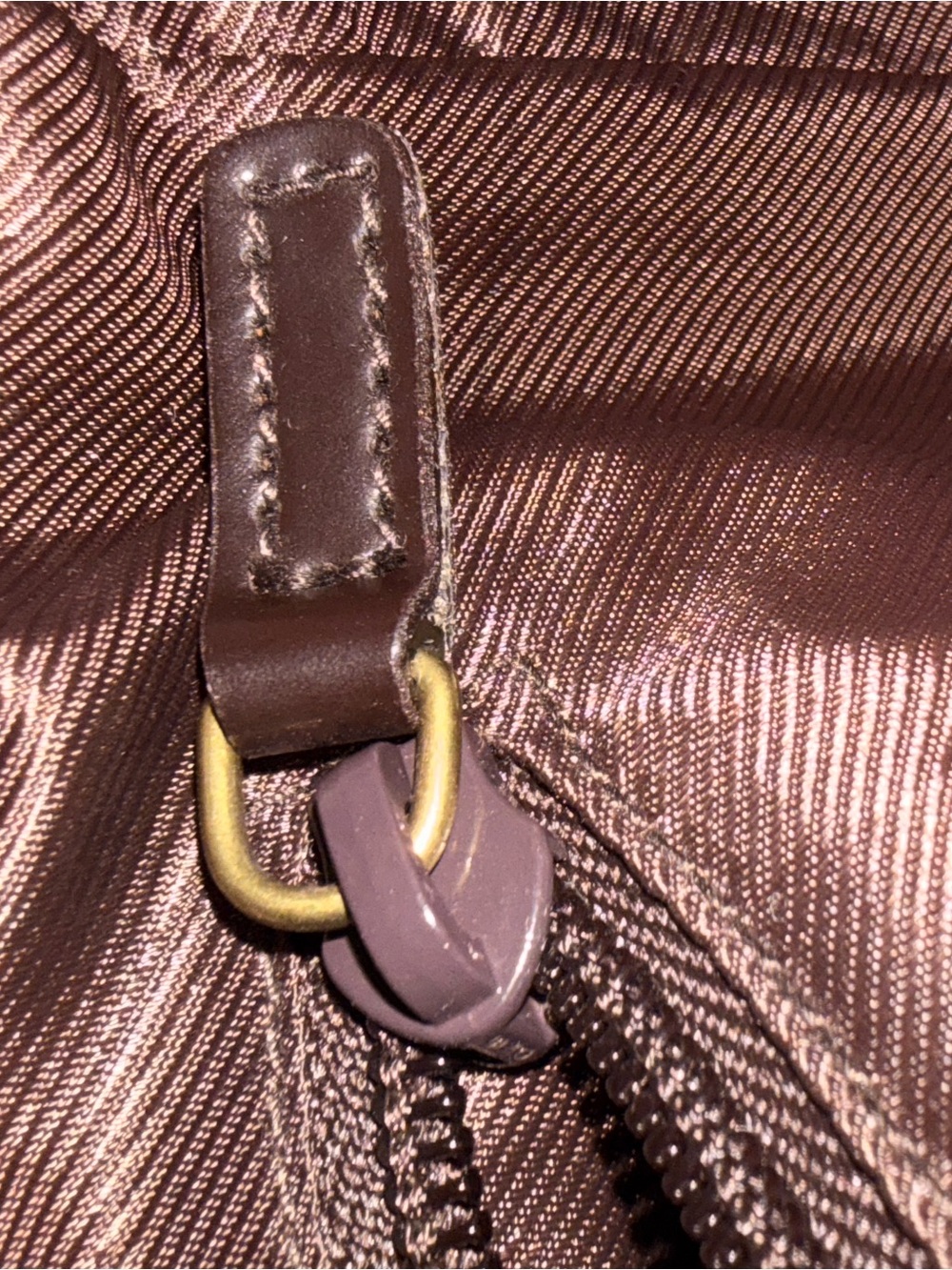 Lauren Ralph Lauren Plaid Tote Bag Brown, beige, Green Windowpane Shoulder Purse - Picture 12 of 16